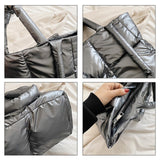 Maxbell Classic Tote Bag Decor Wallets Crafts Large for Dating Birthday Working Grey