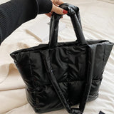 Maxbell Classic Tote Bag Decor Wallets Crafts Large for Dating Birthday Working Black