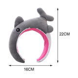 Maxbell Shark Headband Hair Accessories Hairband for Halloween Party Favors Cosplay