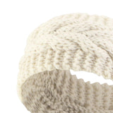 Maxbell Elastic Knitting Headband Headwear Thick Hair Bands for Girls Women Workout Beige