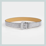 Maxbell Wide Waistband Waistbelt Outfit Casual Ladies Clothes Women Belt Argent