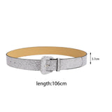 Maxbell Wide Waistband Waistbelt Outfit Casual Ladies Clothes Women Belt Argent