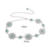 Maxbell Lady Waist Belt Waistband Casual Dress Bohemian Accessories Stylish Metal