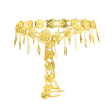 Maxbell Stylish Women Waist Chain Belt Decorative Waistband for Costume Dress Outfit Style A 105cmx8cm