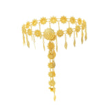 Maxbell Stylish Women Waist Chain Belt Decorative Waistband for Costume Dress Outfit Style B 102cmx8cm