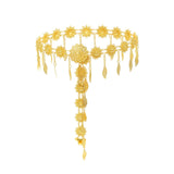 Maxbell Stylish Women Waist Chain Belt Decorative Waistband for Costume Dress Outfit Style B 102cmx8cm