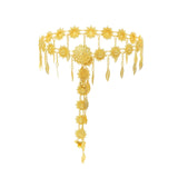 Maxbell Stylish Women Waist Chain Belt Decorative Waistband for Costume Dress Outfit Style B 102cmx8cm