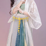 Maxbell Stylish Women Waist Chain Belt Decorative Waistband for Costume Dress Outfit Style B 102cmx8cm