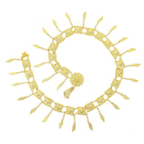 Maxbell Stylish Women Waist Chain Belt Decorative Waistband for Costume Dress Outfit Style C 105cmx8cm