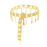 Maxbell Stylish Women Waist Chain Belt Decorative Waistband for Costume Dress Outfit Style C 105cmx8cm
