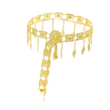 Maxbell Stylish Women Waist Chain Belt Decorative Waistband for Costume Dress Outfit Style C 105cmx8cm