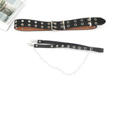 Maxbell Gothic Women Waist Chain Belt for Girls Dress Lightweight for Parties Tassel Double row single Belt