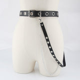 Maxbell Gothic Women Waist Chain Belt for Girls Dress Lightweight for Parties Tassel Single row single Belt