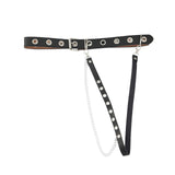 Maxbell Gothic Women Waist Chain Belt for Girls Dress Lightweight for Parties Tassel Single row single Belt