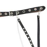 Maxbell Gothic Women Waist Chain Belt for Girls Dress Lightweight for Parties Tassel Single row single Belt