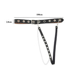 Maxbell Gothic Women Waist Chain Belt for Girls Dress Lightweight for Parties Tassel Single row single Belt