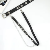 Maxbell Gothic Women Waist Chain Belt for Girls Dress Lightweight for Parties Tassel Single row single Belt