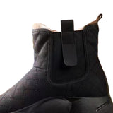 Maxbell Women's Winter Snow Boots Warm Lined Anti Skid for Fishing Trekking Hiker 36 black