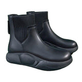 Maxbell Winter Snow Boots Insulated Ankle Boots Autumn Fashion for Walking Trail black 37yard
