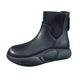 Maxbell Winter Snow Boots Insulated Ankle Boots Autumn Fashion for Walking Trail black 37yard