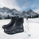 Maxbell Winter Snow Boots Insulated Ankle Boots Autumn Fashion for Walking Trail black 37yard