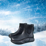 Maxbell Winter Snow Boots Insulated Ankle Boots Autumn Fashion for Walking Trail black 37yard