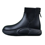 Maxbell Winter Snow Boots Insulated Ankle Boots Autumn Fashion for Walking Trail black 40yard