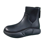 Maxbell Winter Snow Boots Insulated Ankle Boots Autumn Fashion for Walking Trail black 40yard