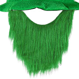 Maxbell ST Patricks day Hat for Adults W/ Beard Costume Rectangular