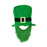 Maxbell ST Patricks day Hat for Adults W/ Beard Costume Rectangular