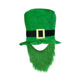 Maxbell ST Patricks day Hat for Adults W/ Beard Costume Rectangular