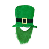 Maxbell ST Patricks day Hat for Adults W/ Beard Costume Rectangular