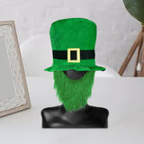 Maxbell ST Patricks day Hat for Adults W/ Beard Costume Rectangular