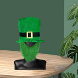 Maxbell ST Patricks day Hat for Adults W/ Beard Costume Rectangular