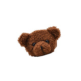 Maxbell Fashion Bear Plush Shoulder Bag Casual Women for Party Birthday Street Brown