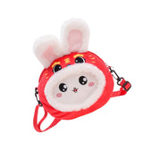 Maxbell 3D Girls Shoulder Bag Plush Purse Cosplay Handbag Wallet Women Bunny Bags Style B