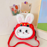 Maxbell 3D Girls Shoulder Bag Plush Purse Cosplay Handbag Wallet Women Bunny Bags Style B