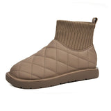 Maxbell Women's Snow Boots Comfortable Non Slip Ladies Boots for Hiking Hiker Work Camel Color 36