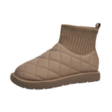 Maxbell Women's Snow Boots Comfortable Non Slip Ladies Boots for Hiking Hiker Work Camel Color 36