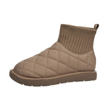 Maxbell Women's Snow Boots Comfortable Non Slip Ladies Boots for Hiking Hiker Work Camel Color 36