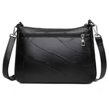 Maxbell Soft PU Leather Shoulder Bag Shopping Bag Multi Pockets Lady Casual Satchel