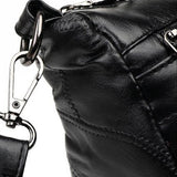 Maxbell Soft PU Leather Shoulder Bag Shopping Bag Multi Pockets Lady Casual Satchel
