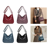 Maxbell Women Shoulder Bag Medium Large Capacity Simple Fashion Lightweight Red
