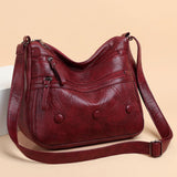 Maxbell Women Shoulder Bag Medium Large Capacity Simple Fashion Lightweight Red