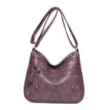 Maxbell Women Shoulder Bag Medium Large Capacity Simple Fashion Lightweight Violet