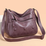Maxbell Women Shoulder Bag Medium Large Capacity Simple Fashion Lightweight Violet