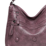 Maxbell Women Shoulder Bag Medium Large Capacity Simple Fashion Lightweight Violet