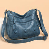 Maxbell Women Shoulder Bag Medium Large Capacity Simple Fashion Lightweight Blue