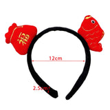 Maxbell Chinese New Year Headband Headwear Decoration for Women Girls Masquerade Style A