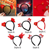 Maxbell Chinese New Year Headband Headwear Decoration for Women Girls Masquerade Style A